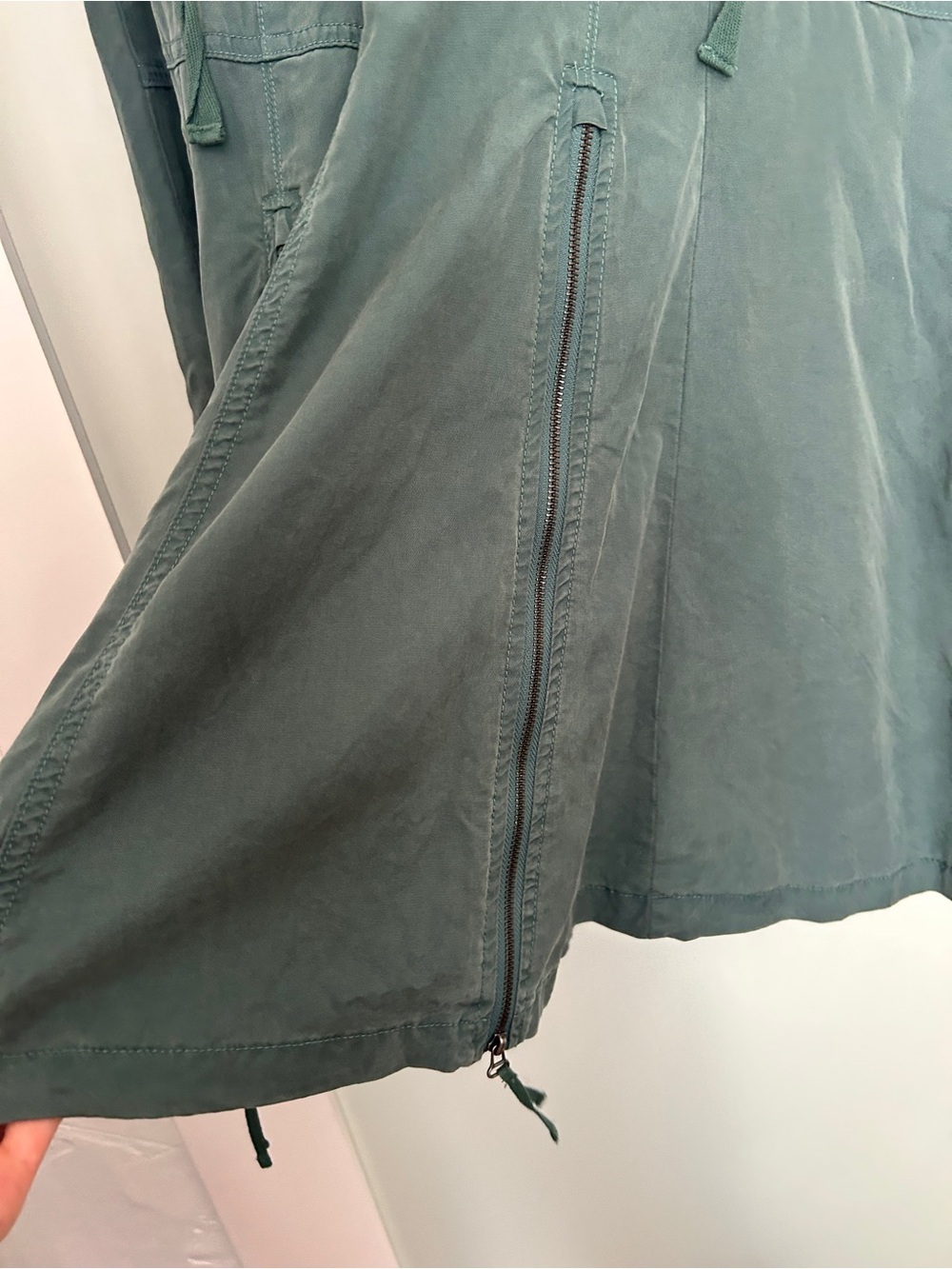 free people green cargo what you waiting for maxi skirt forest pine 12 - Picture 5 of 9